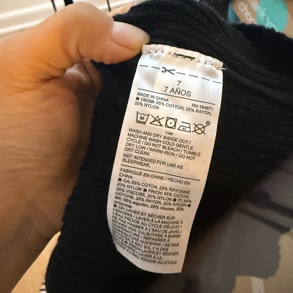 Janie and Jack Cable knit Colorblock Preppy Sweater Dress - Picture 4 of 6